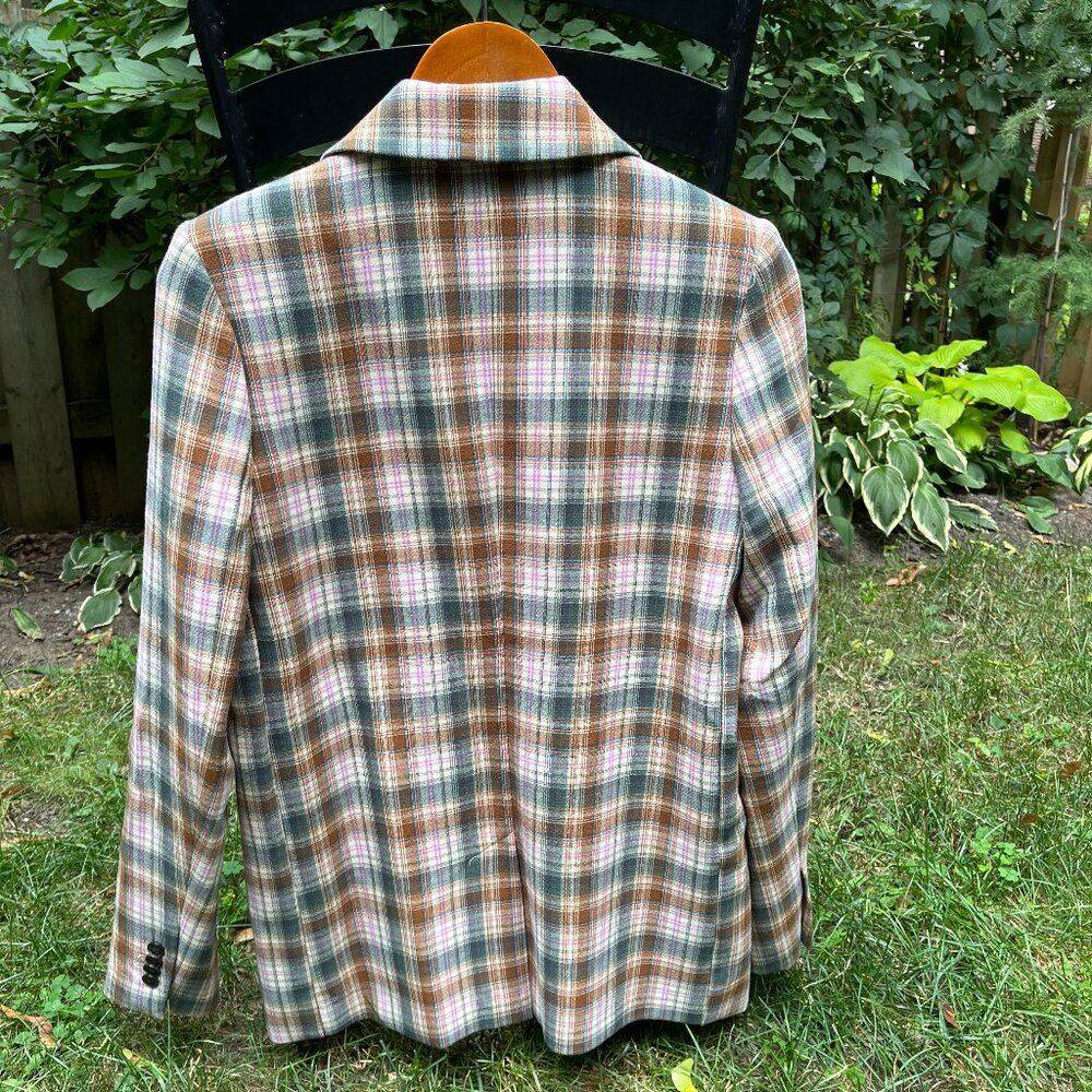 Frank + Oak Plaid Blazer - Picture 2 of 4